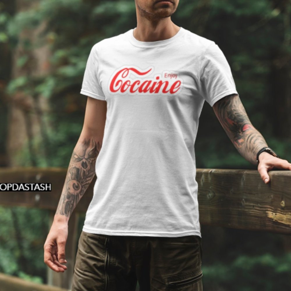 Cocaine Funny Offensive Tshirt Unisex - Picture 3 of 4